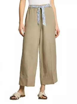 Tom Tailor Culotte Hose mit Leinenanteil (1049993) gr&uuml;n