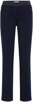 BRAX Damen Schlupfhose Style PAMINA THERMO DARK BLUE denim dunkelblau Gr. (106600_10945220_22)