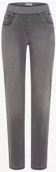 BRAX Damen Schlupfhose Style PAMINA THERMO GREY LIGHTLY USED denim grau Gr. (106600_10945220_07)