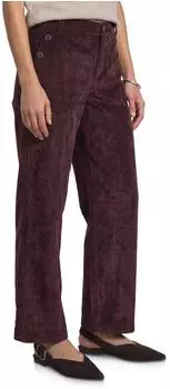 Street One Straight-Leg-Cordhose Casual Fit High Waist (A380885) vintage ruby