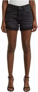 G-Star C.V. Judee Denim Shorts Worn In (D23211) worn in black smoke