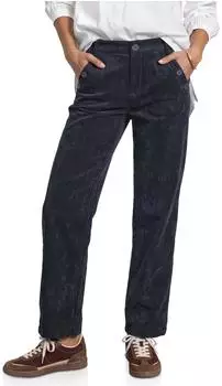 Street One Mid Waist Straight Leg Hose mit Kn&ouml;pfen (A380885) indigo night
