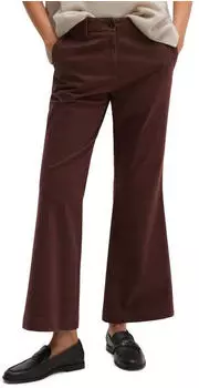 Marc O'Polo 5-Pocket-Hose aus Brushed Cotton Twill dunkelbraun