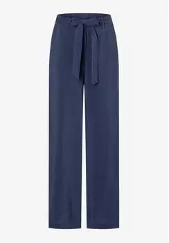 More & More Modal Blend Wide Pants w Belt (51064055) blau