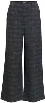 Object Collectors Item OBJLisa Wide Leg Hose (142839853) gelb/anthrazit/jade/bordeaux