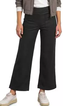 Street One Stoffhose Wide Leg mit aufgesetzten Taschen (37529429) anthrazit melange