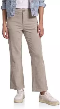 Street One Mid Waist Straight Leg Cordhose mit Kn&ouml;pfen (A38088517865)