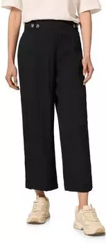 Street One 7/8 Mid Waist Wide Leg Hose im Leinen-Look (F38102410001)