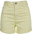 Urban Classics Ladies Highwaist Stretch Twill Shorts powder yellow (TB1999-01323)