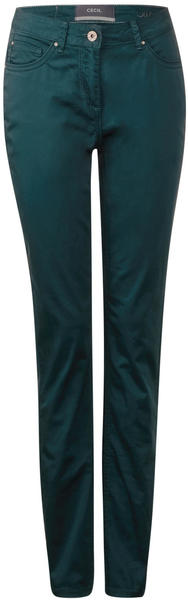 Cecil Tight Fit Pants Janet dark spruce green