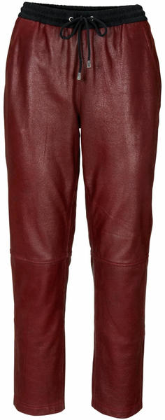 Heine Leather Joggpants brown