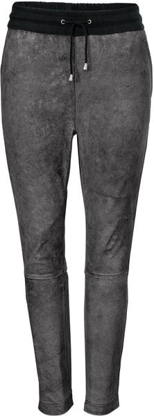 Heine Leather Joggpants grey