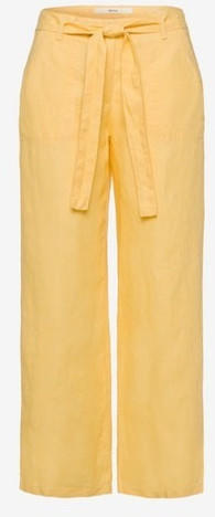 BRAX Maine S Linen Culottes yellow