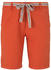 Tom Tailor Relaxed Chino Bermuda Shorts with a Fabric Belt strong flame orange