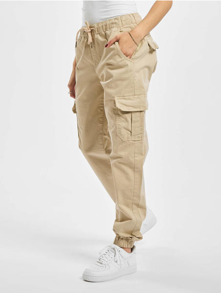 Urban Classics Ladies High Waist Cargo Sweatpants beige (TB362602439)