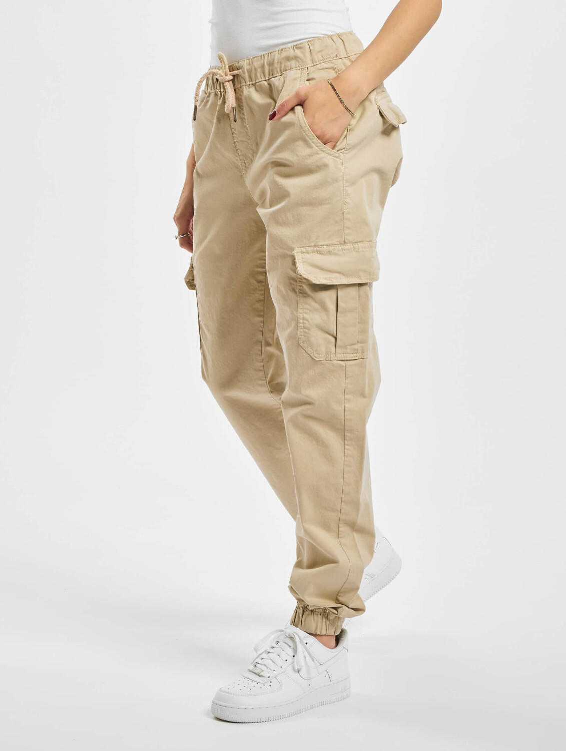 Urban Classics Ladies High Waist Cargo Sweatpants beige (TB362602439) Test  TOP Angebote ab 35,99 € (Oktober 2023)