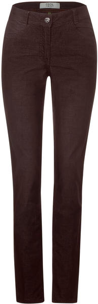 Cecil Gesa Corduroy Trousers red mahogany