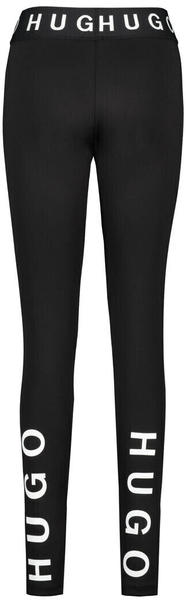 Hugo Skinny-Fit Leggings mit kontrastfarbenen Logos (50442302) schwarz