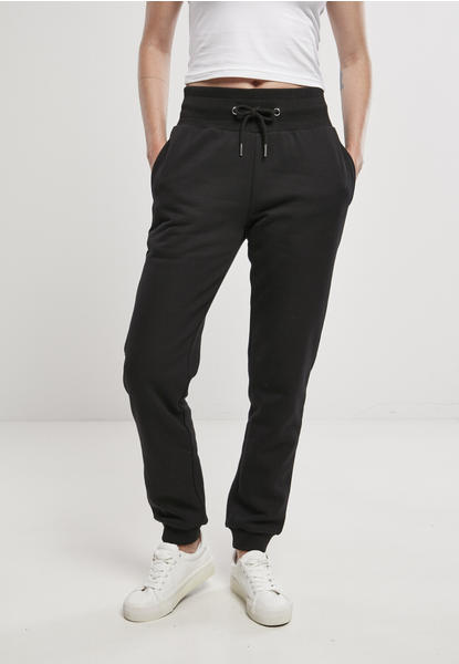 Urban Classics Ladies Organic High Waist Sweat Pants Black (TB4086-00007-0037) schwarz