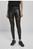 Urban Classics Ladies Tech Mesh Faux Leather Leggings Black (TB4004-00007-0037) schwarz