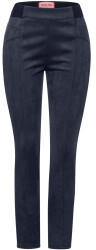 StreetOne Street One Slim Fit Velours Pants (A374458) vintage blue