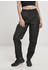 Urban Classics Ladies Shiny Crinkle Nylon Zip Pants (TB4079-00007-0037) black