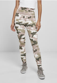Urban Classics Ladies High Waist Camo Tech Leggings (TB3424-02897-0040) duskrose camo