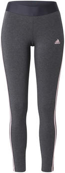 Adidas Loungewear Essentials 3-Stripes Leggings dark grey heather/clear pink