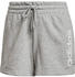 Adidas Essentials Slim Logo Shorts medium grey heather/white