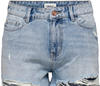 ONLY Jeanshotpants »ONLPACY HW DNM SHORTS NOOS«, mit Destroyed Effekt