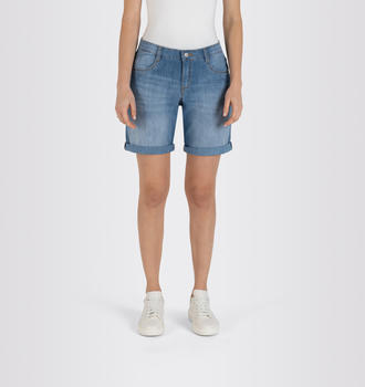 MAC JEANS - SHORTY summer clean, Ultra light weight denim (2387-90-0346-d250) blau