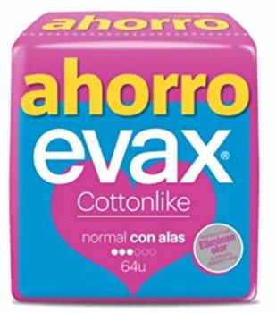 Evax Cottonlike normal with wings (64 uds.)