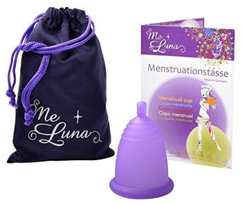 Me Luna Menstruationstasse Classic - Kugel - Violett - Größe L
