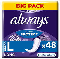 always Daily Protect Long ohne Duft, 48Stk. Slipeinlage