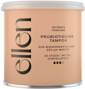 Ellen Eco Tampon probiotisch mittel (22 Stk.)