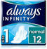 Always Infinity Damenbinden mit Flügeln normal (5 x 12 Stk.)