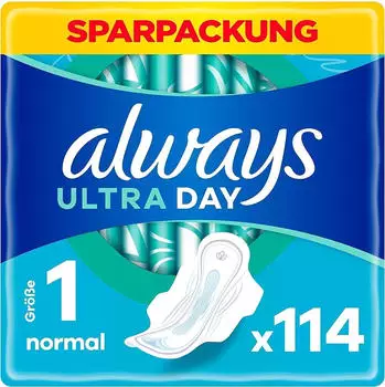 Always Ultra Normal Binden mit Fl&uuml;geln Gr. 1 (3 x 38 Stk.)