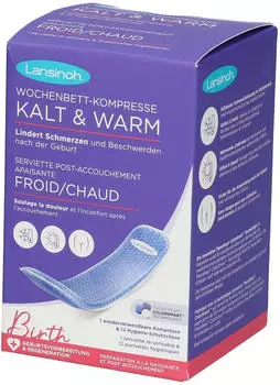 Lansinoh Calming Pospartum Maxi Pads hot/cold 12pcs.