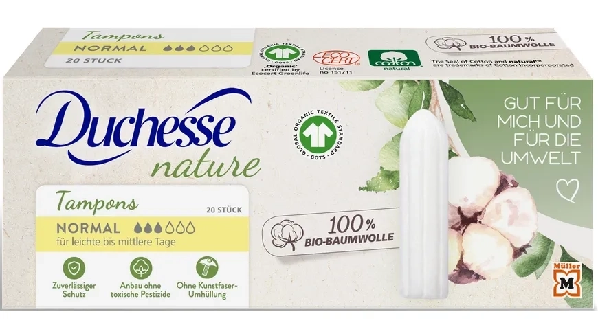 Duchesse Nature Tampons, normal