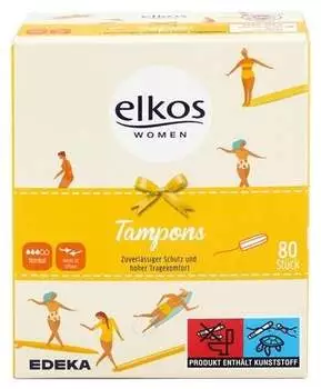 Elkos Tampons 80 St&uuml;ck, normal
