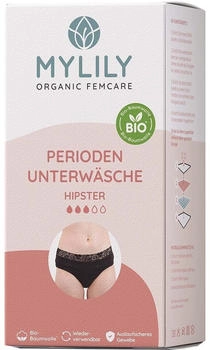 MYLILY Hipster Strong Periodenunterwäsche schwarz M