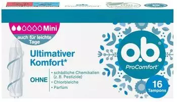 o.b. Tampons ProComfort mini 16 Stk.