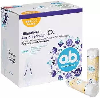 o.b. ExtraProtect Tampons Normal 56 Stk.