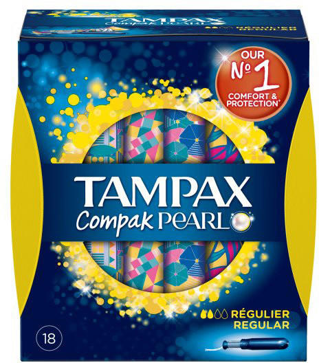 Tampax Pearl Compak Regular x18