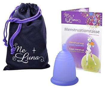 Me Luna Menstruationstasse Sport - Kugel - Blau-Violett - Größe L