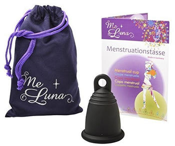 Me Luna Menstruationstasse Classic - Ring - Schwarz - Größe M