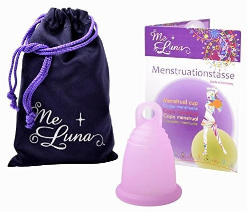 Me Luna Menstruationstasse Soft - Ring - Rosa - Größe L