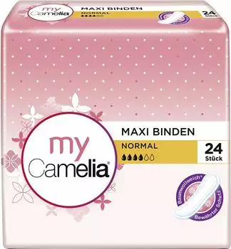 Camelia Maxi Binde Normal (24 St&uuml;ck)