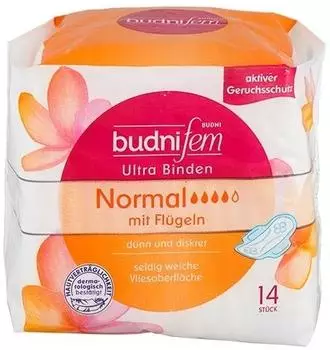 Budnifem Ultra Binden normal mit Flügeln
