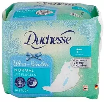 Duchesse Ultra-Binden normal mit Flügeln